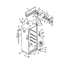 Kenmore 2539639002 cabinet parts diagram