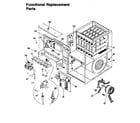 ICP NTC5075BFC1 functional replacement parts diagram