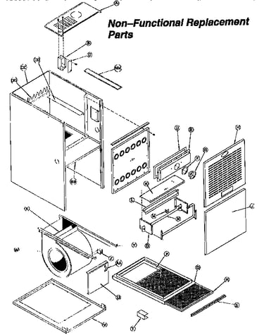 Non-functional replacement parts
