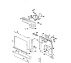 Kenmore 36314051690 escutcheon and door assembly diagram