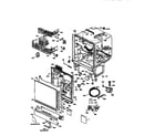 Kenmore 3631656993 body and door assembly diagram