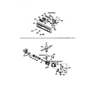 Kenmore 3631656993 escutcheon & motor pump mechanism diagram