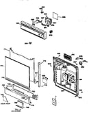 Escutcheon and door assembly