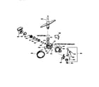 Kenmore 3631404897 motor pump and spray arm diagram