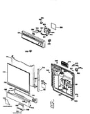 Escutcheon and door assembly
