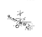 Kenmore 3631404197 motor pump mechanism diagram