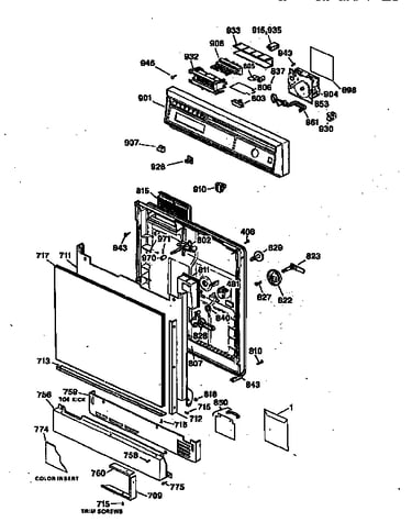 Door and control