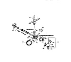 Kenmore 3631414691 motor pump mechanism&spray arm diagram