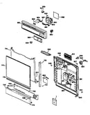 Escutcheon and door assembly