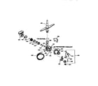 Kenmore 3631404597 motor pump mechanism&spray arm diagram