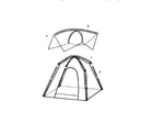 Sears 718771100 frame assembly diagram