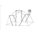 Sears 718771990 frame assembly diagram