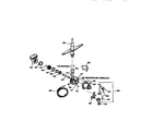 Kenmore 36314451691 motor pump mechanism&spray arm diagram