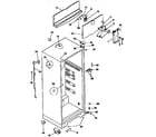 Kenmore 2539768081 cabinet parts diagram