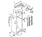 Kenmore 2539768311 cabinet parts diagram