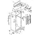 Kenmore 2539768381 cabinet parts diagram