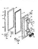 Refrigerator door
