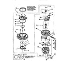 KitchenAid KUDS24SEWH0 pump and motor diagram