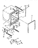 Tub and frame