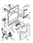 Door and latch