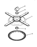 Lower washarm and strainer