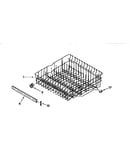 Upper rack and track