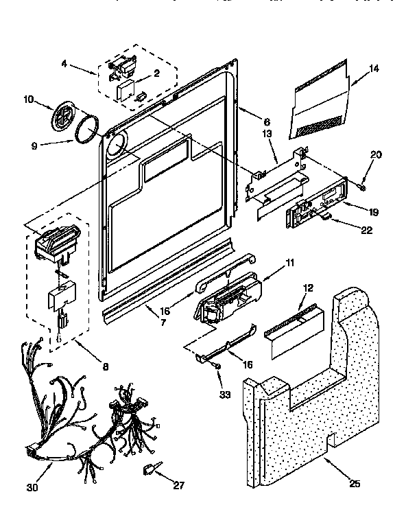 DOOR AND LATCH