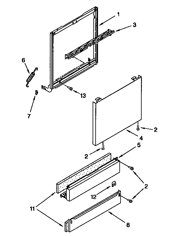 Door and panel