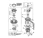 KitchenAid KUDR24SEBL0 pump and motor diagram