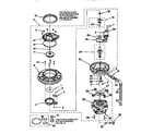 KitchenAid KUDV24SEBL0 pump and motor diagram