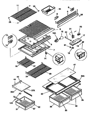 Shelves and accessories