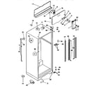 Kenmore 2539368721 cabinet parts diagram