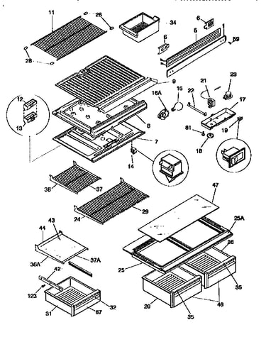 Shelves and accessories