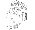 Kenmore 2539768481 cabinet parts diagram