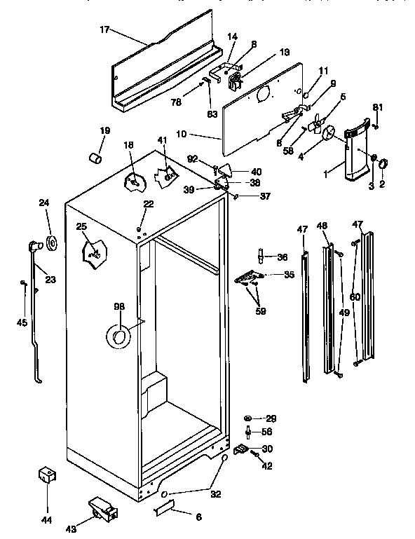 Cabinet parts