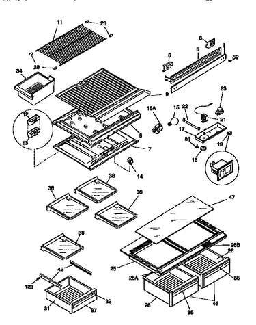 Shelves and accessories