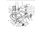 Lawn-Boy 10301-4900001-4999999 deck&wheel assy (self propelled) diagram