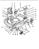 Deck&wheel assy (self propelled)