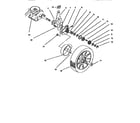 Lawn-Boy 10201-4900001-4999999 rear axle assembly diagram
