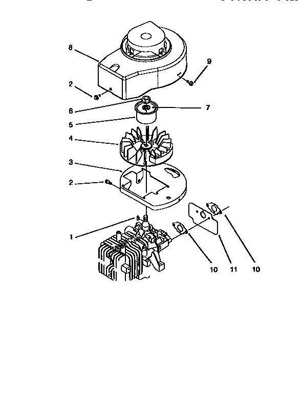 2 CYCLE ENGINE ASSEMBLY