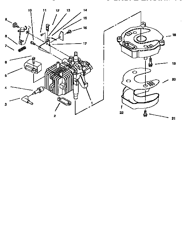 2 CYCLE ENGINE ASSEMBLY