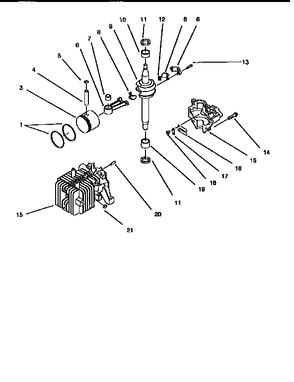 2 CYCLE ENGINE ASSEMBLY