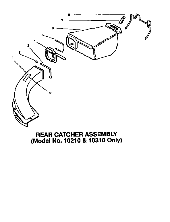 Rear catcher assembly
