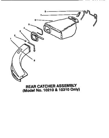 Rear catcher assembly
