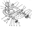 Deck&wheel assembly (hand push)