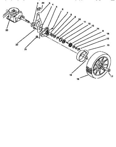 Rear axle assembly