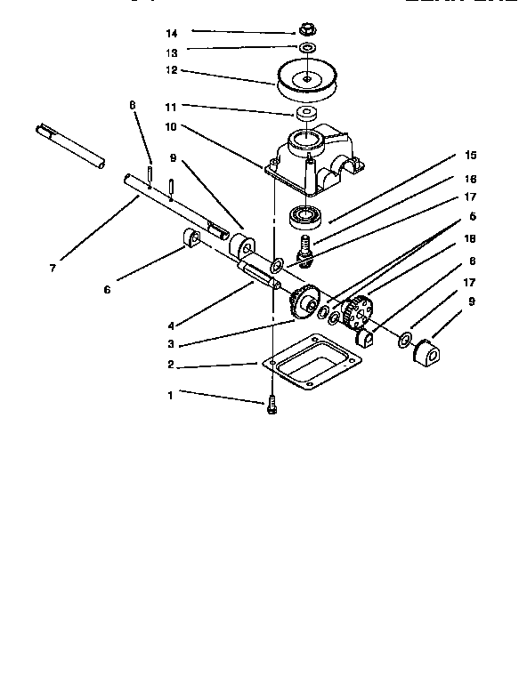 Gear case assembly
