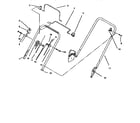 Lawn-Boy 10202-4900001 TO 4999999 handle assembly diagram