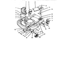 Lawn-Boy 10301-590001-5999999 deck and wheel assembly diagram