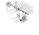 Lawn-Boy 10301-590001-5999999 rear axle assembly diagram